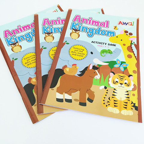 การพิมพ์หนังสือนิตยสารสีเต็มรูปแบบการพิมพ์โบรชัวร์กระดาษแข็ง
