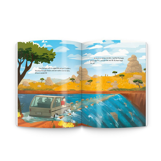 CMYK 4 Color Printing หนังสือเด็กขนาดโลโก้ที่กำหนดเอง