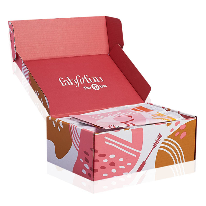 กล่องพิมพ์สีเต็มรูปแบบส่วนบุคคล CMYK PMS Shipping Mailers Boxes