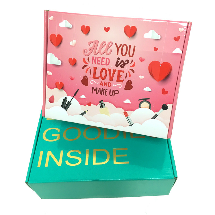 กล่องพิมพ์สีเต็มรูปแบบส่วนบุคคล CMYK PMS Shipping Mailers Boxes