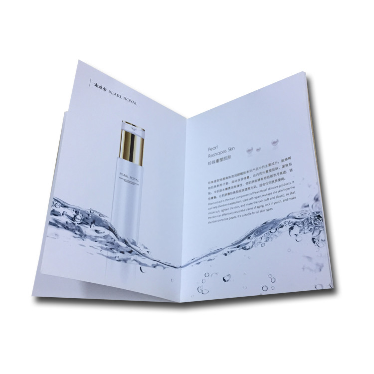 โบรชัวร์กระดาษอาร์ตเวิร์ก การพิมพ์หนังสือ Cmyk 4 Color Offset Printing