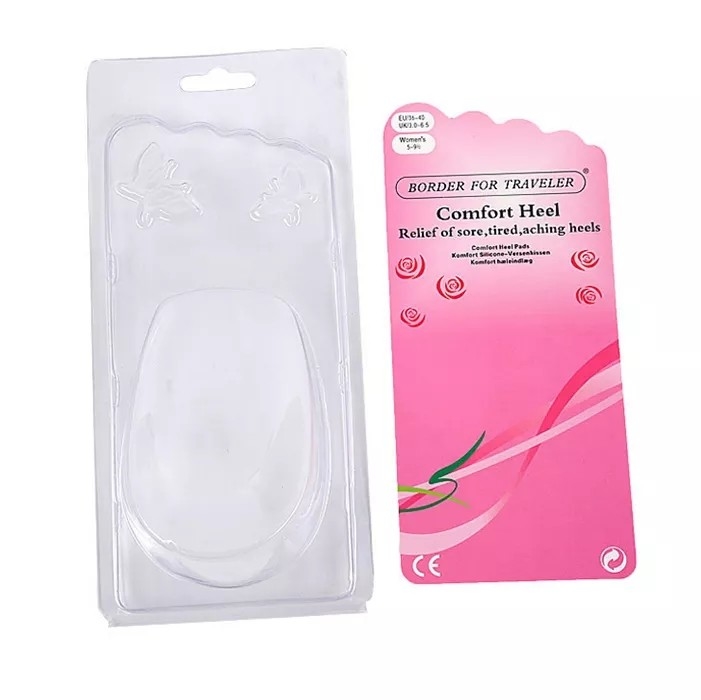 Oem Clear Pvc พลาสติกใสบรรจุภัณฑ์พุพองเยื่อกระดาษ