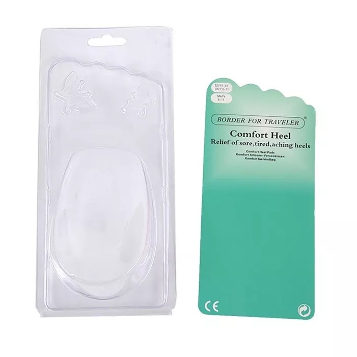 Oem Clear Pvc พลาสติกใสบรรจุภัณฑ์พุพองเยื่อกระดาษ