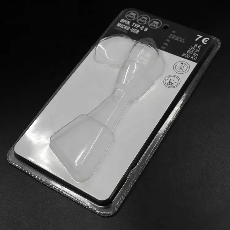 PVC Clear Stock Slide Blister บรรจุภัณฑ์ย่อยสลายได้เอง