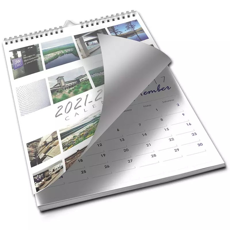 การพิมพ์สีแบบกำหนดเอง 2023 ปฏิทินติดผนัง A5 142x210mm Promotional